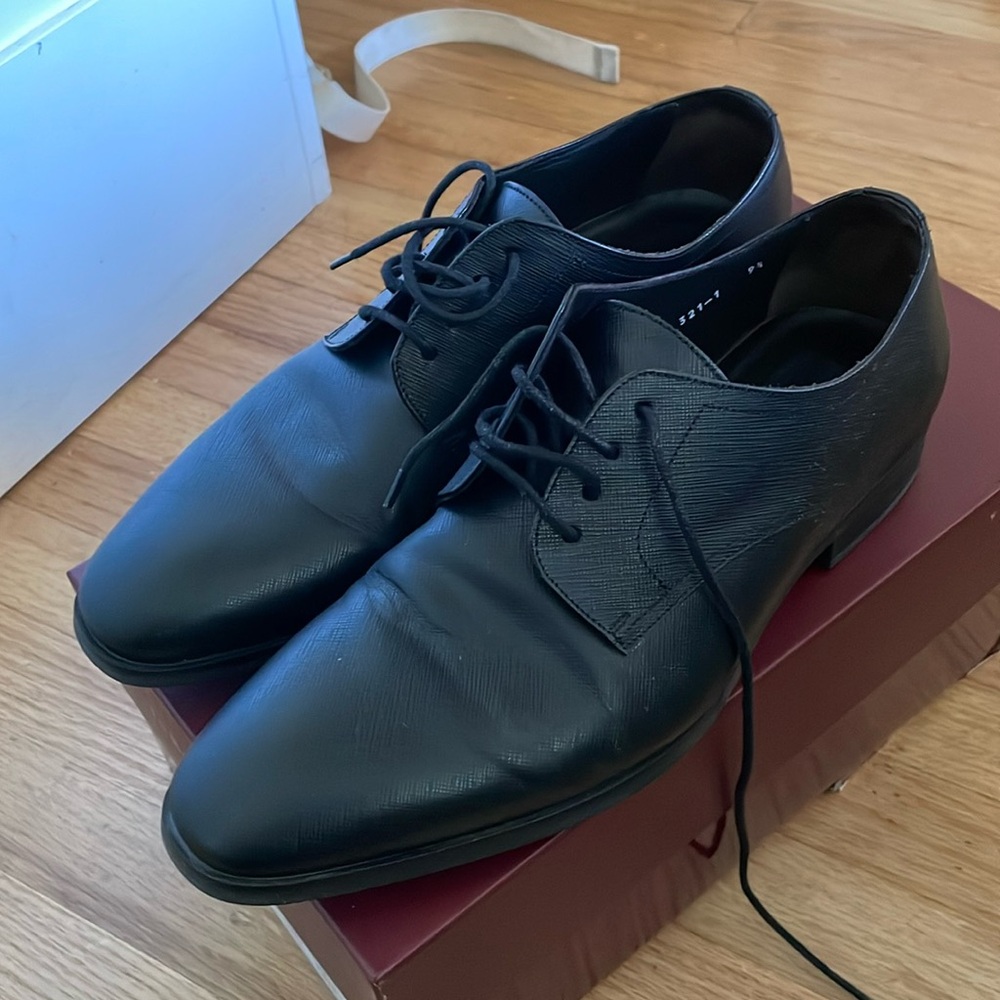 Men’s To Boot New York - black Dwight oxfords size 9.5M
